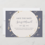 FrühlingsWildblume | Lila horizontal Save The Date (Vorderseite)