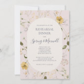 FrühlingsWildblume | Probe-Dinner Einladung (Vorderseite)