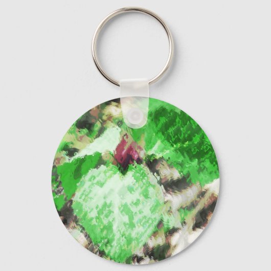 FrühlingsWildblume Schlüsselanhänger (Vorderseite)