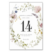 FrühlingsWildblume | TISCHNUMMER (Rückseite)