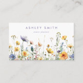 FrühlingsWildblume Visitenkarte (Vorderseite)