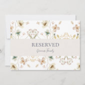 FrühlingsWildblume | Weißes Zeichen (Vorderseite)