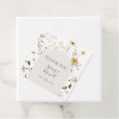 FrühlingsWildblume | White Dankeschön Ihnen Gefall Geschenkanhänger (Beispiel)