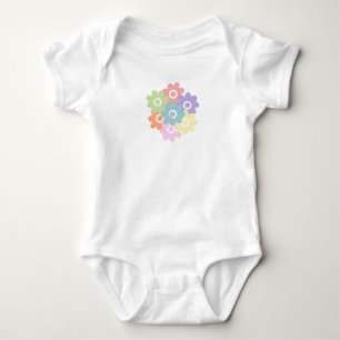 FrühlingsWildblumen Baby Strampler