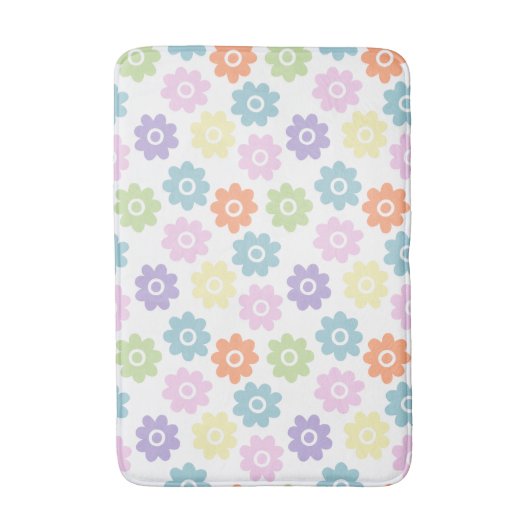 FrühlingsWildblumen Badematte (Vorderseite Vertikal)