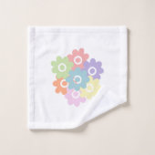 FrühlingsWildblumen Badhandtuch Set (Waschlappen)