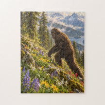Frühlingswildblumen Bigfoot Puzzle