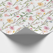 Frühlingswildblumen-Geschenkverpackungspapier für Geschenkpapier (Ecke)