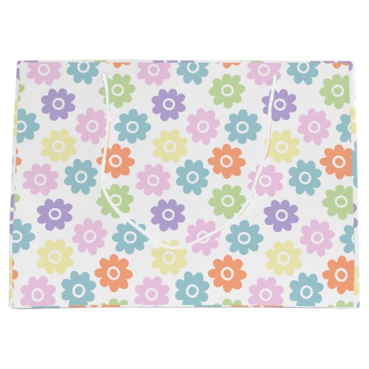 FrühlingsWildblumen Große Geschenktüte (Vorderseite)