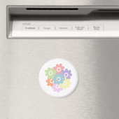FrühlingsWildblumen Magnet (In Situ (Geschirrspüler))