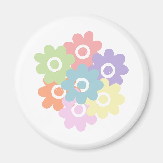 FrühlingsWildblumen Magnet (Vorne)