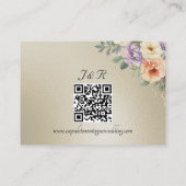 Frühlingswildblumen, QR-Code - Weizen Begleitkarte (Rückseite)