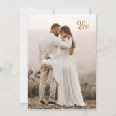 FrühlingsWildblumen Schmetterlinge Foto Save the D Save The Date (Rückseite)