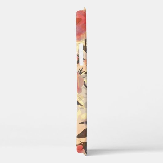 Frühlingswilde Rose: Aquarellmuster. Case-Mate iPhone Hülle (Rückseite / Rechts)