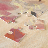 Frühlingswilde Rose: Aquarellmuster. Puzzle (Seite)