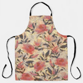 Frühlingswilde Rose: Aquarellmuster. Schürze (Vorderseite)