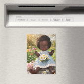 Frühlingszauber & Gänseblümchen-Glück Magnet (In Situ (Geschirrspüler))