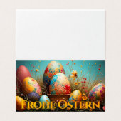 Frühlingszauber mit Ostereiern (Außenseite Aufgefaltet)