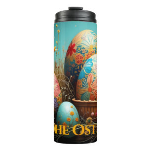 Frühlingszauber mit Ostereiern Thermosbecher