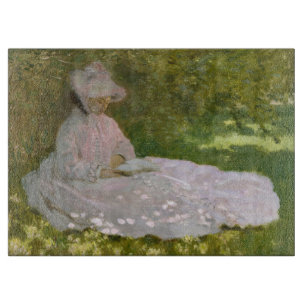 Frühlingszeit, impressionistisches Porträt, Claude Schneidebrett