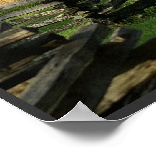 Frühlingszeit in der John Oliver Cabin Poster (Ecke)