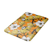 Frühlingszeit in gelber Badematte (Schrägansicht)