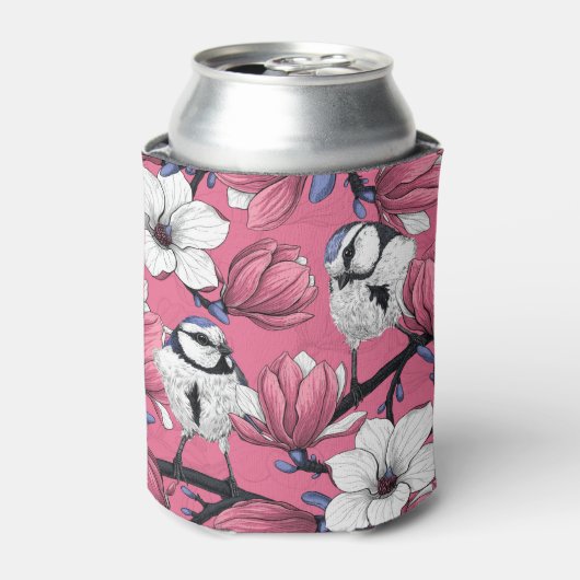 Frühlingszeit in Rosa Dosenkühler (Kanne Vorderseite)