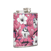 Frühlingszeit in Rosa Flachmann (Rechts)