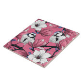 Frühlingszeit in Rosa Fliese (Seite)