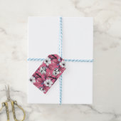 Frühlingszeit in Rosa Geschenkanhänger (Mit Garn)