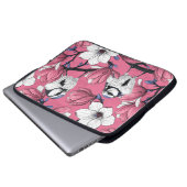 Frühlingszeit in Rosa Laptopschutzhülle (Vorne Knopf)