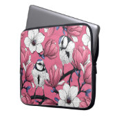 Frühlingszeit in Rosa Laptopschutzhülle (Vorderseite Links)