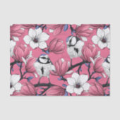 Frühlingszeit in Rosa Seidenpapier (Vorderseite)