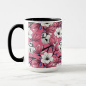 Frühlingszeit in Rosa Tasse (Links)