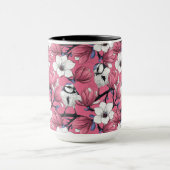 Frühlingszeit in Rosa Tasse (Zentrum)