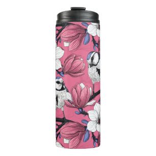Frühlingszeit in Rosa Thermosbecher