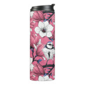 Frühlingszeit in Rosa Thermosbecher (Nach links gedreht)