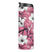 Frühlingszeit in Rosa Thermosbecher (Nach rechts gedreht)