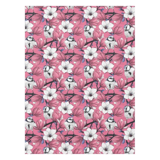 Frühlingszeit in Rosa Tischdecke (Vorderseite)