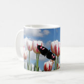 Frühlingszeit Kaffeetasse (Vorderseite Links)