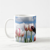 Frühlingszeit Kaffeetasse (Links)