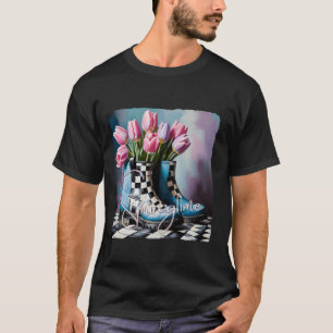 Frühlingszeit mit Tulpen T-Shirt