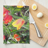 Frühlingszeit Tulip Handtuch (Viertel Falte)