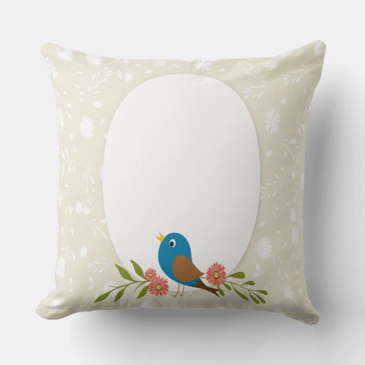 Frühlingszunge Kissen (Vorderseite)