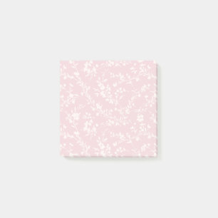 Frühlingszweige Neutral - Rosa Post-it Klebezettel