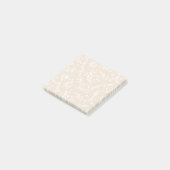 Frühlingszweige Neutral - Weiches Leinen Post-it Klebezettel (angewinkelt)
