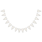 Frühlingszweige Soft Linen - Neutral Wimpelkette (Alle)