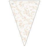 Frühlingszweige Soft Linen - Neutral Wimpelkette (Zweite Fahne)