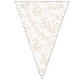 Frühlingszweige Soft Linen - Neutral Wimpelkette (Erste Fahne)