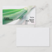 Frühlingszwiebel-Visitenkarte Visitenkarte (Vorne/Hinten)